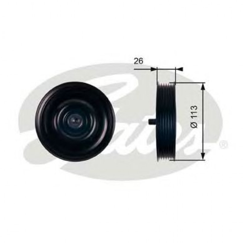 T36411 (7803-21511)  Обвідний ролик GATES DRIVEALIGN MV IDLER
