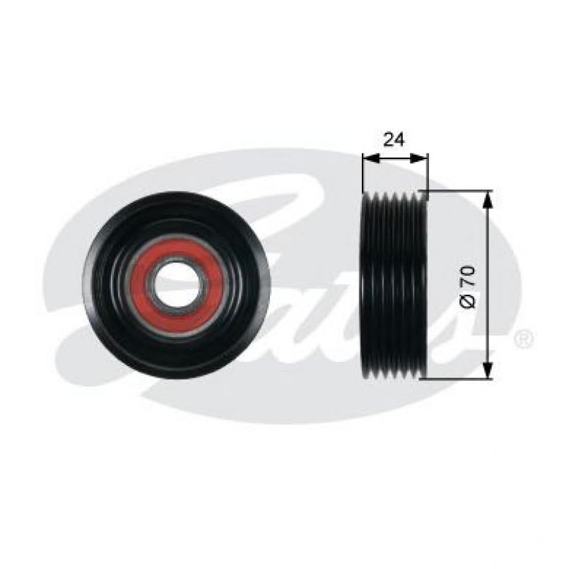 T36445 (7803-21545)  Обвідний ролик GATES DRIVEALIGN MV IDLER