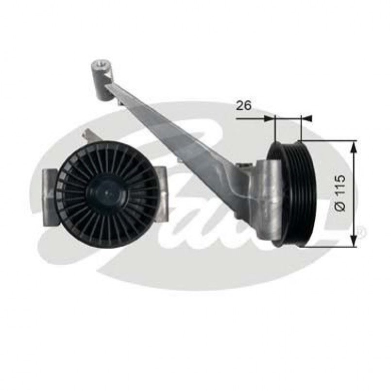 T36463 (7803-21563)  Обвідний ролик GATES DRIVEALIGN MV IDLER