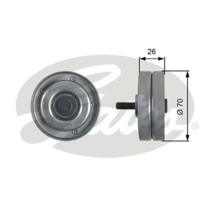 T36466 (7803-21566) Обвідний ролик GATES DRIVEALIGN MV IDLER