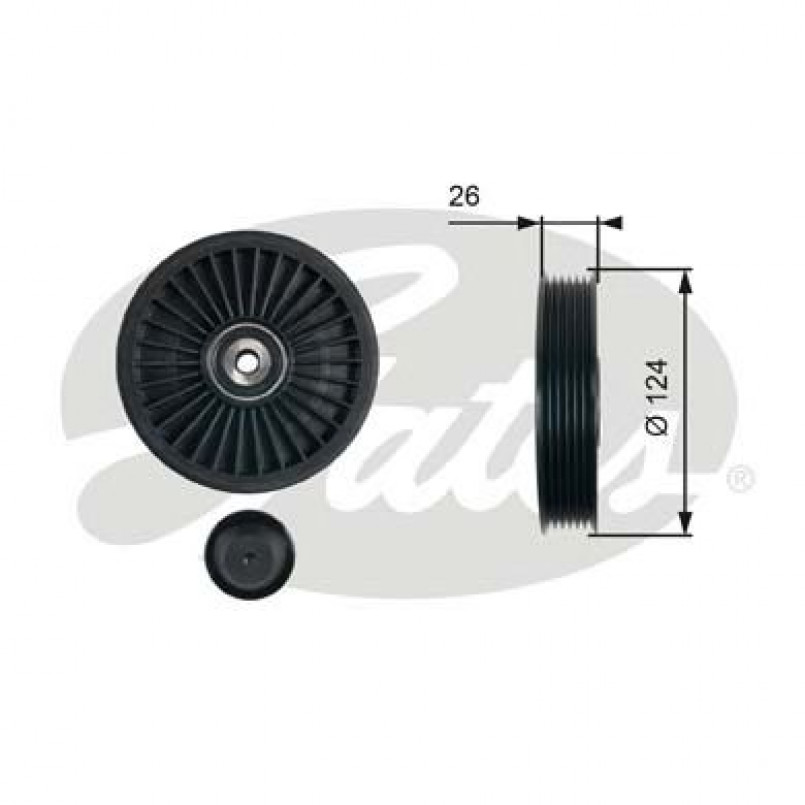 T36474 (7803-21574)  Обвідний ролик GATES DRIVEALIGN MV IDLER