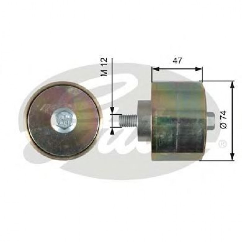 T36195 (7803-25295)  Обвідний ролик GATES EXTRA SERVICE MV IDLER