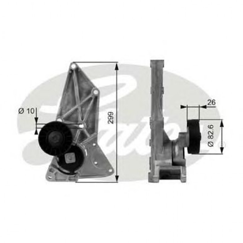 T38126 (7808-01026)  Механізм натягу ременя GATES DRIVEALIGN MV TENS