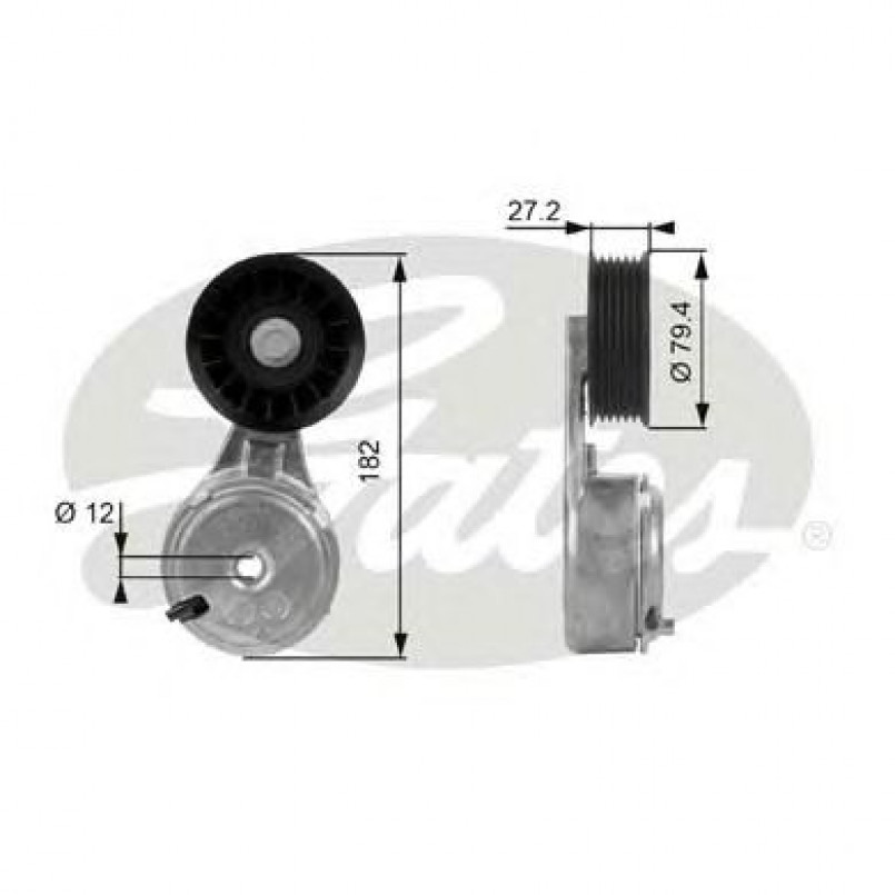 T38104 (7808-21004)  Механізм натягу ременя GATES DRIVEALIGN MV TENS