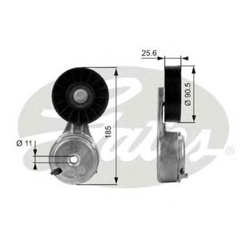 T38105 (7808-21005)  Механізм натягу ременя GATES DRIVEALIGN MV TENS