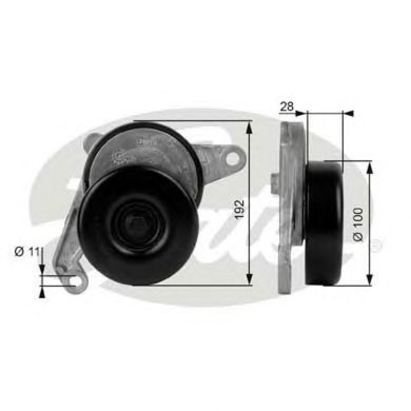 T38110 (7808-21010)  Механізм натягу ременя GATES DRIVEALIGN MV TENS