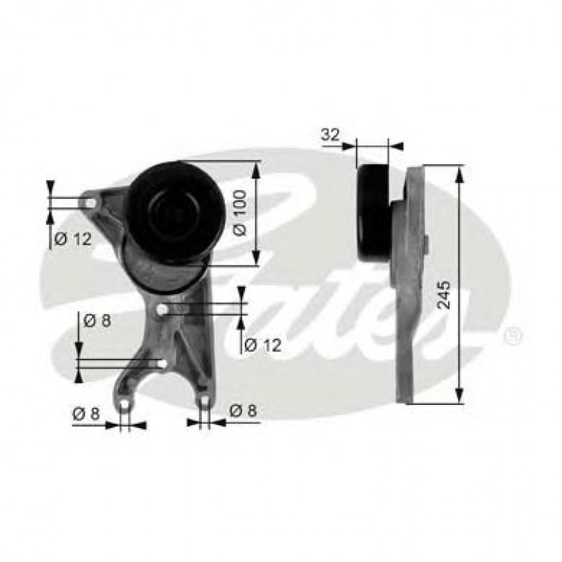T38111 (7808-21011)  Механізм натягу ременя GATES DRIVEALIGN MV TENS
