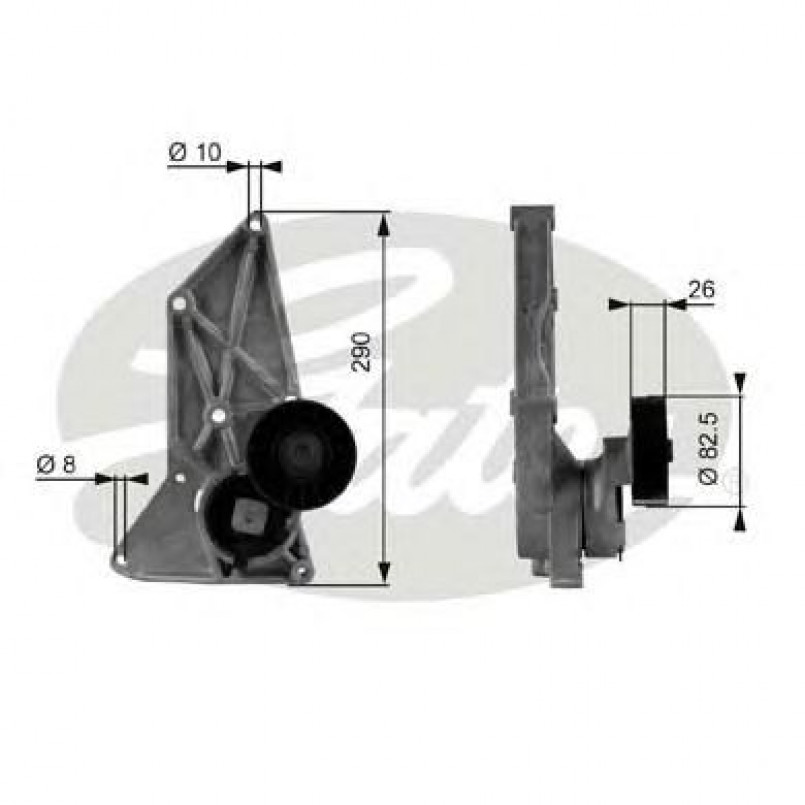 T38120 (7808-21020)  Механізм натягу ременя GATES DRIVEALIGN MV TENS