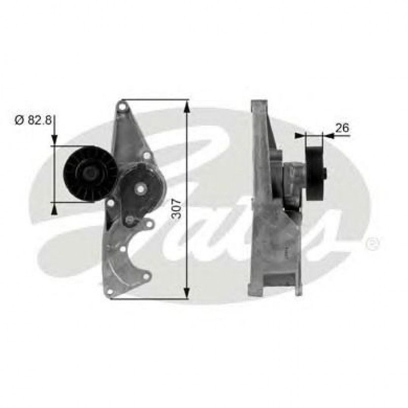 T38128 (7808-21028)  Механізм натягу ременя GATES DRIVEALIGN MV TENS
