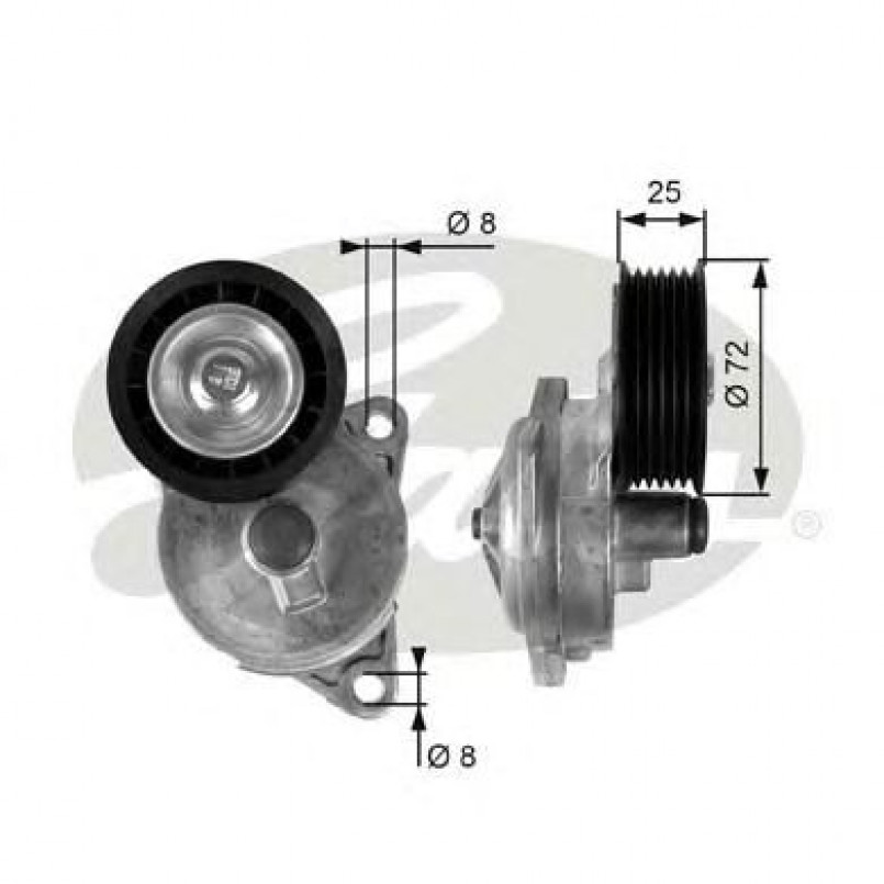 T38188 (7808-21088)  Механізм натягу ременя GATES DRIVEALIGN MV TENS