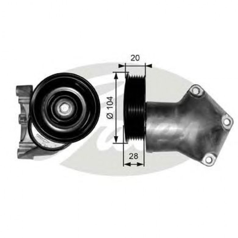 T38202 (7808-21102)  Механізм натягу ременя GATES DRIVEALIGN MV TENS
