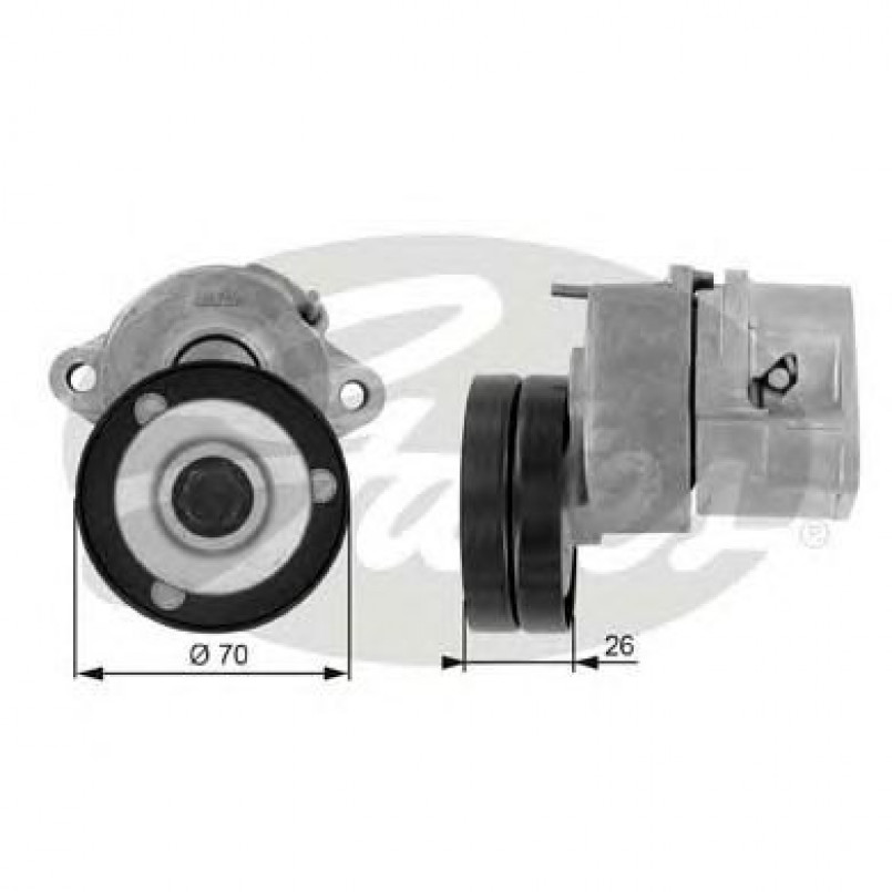 T38213 (7808-21113)  Механізм натягу ременя GATES DRIVEALIGN MV TENS