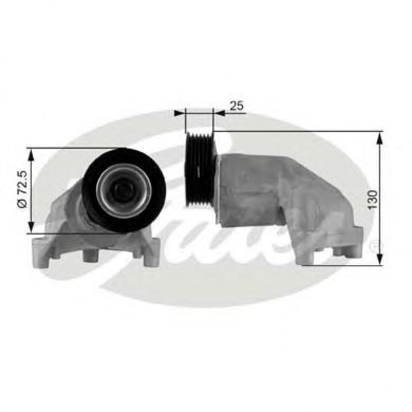 T38272 (7808-21172)  Механізм натягу ременя GATES DRIVEALIGN MV TENS