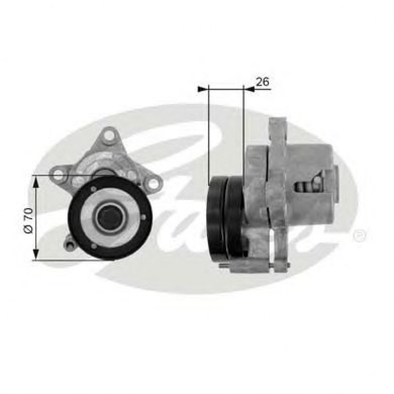T38283 (7808-21183)  Механізм натягу ременя GATES DRIVEALIGN MV TENS