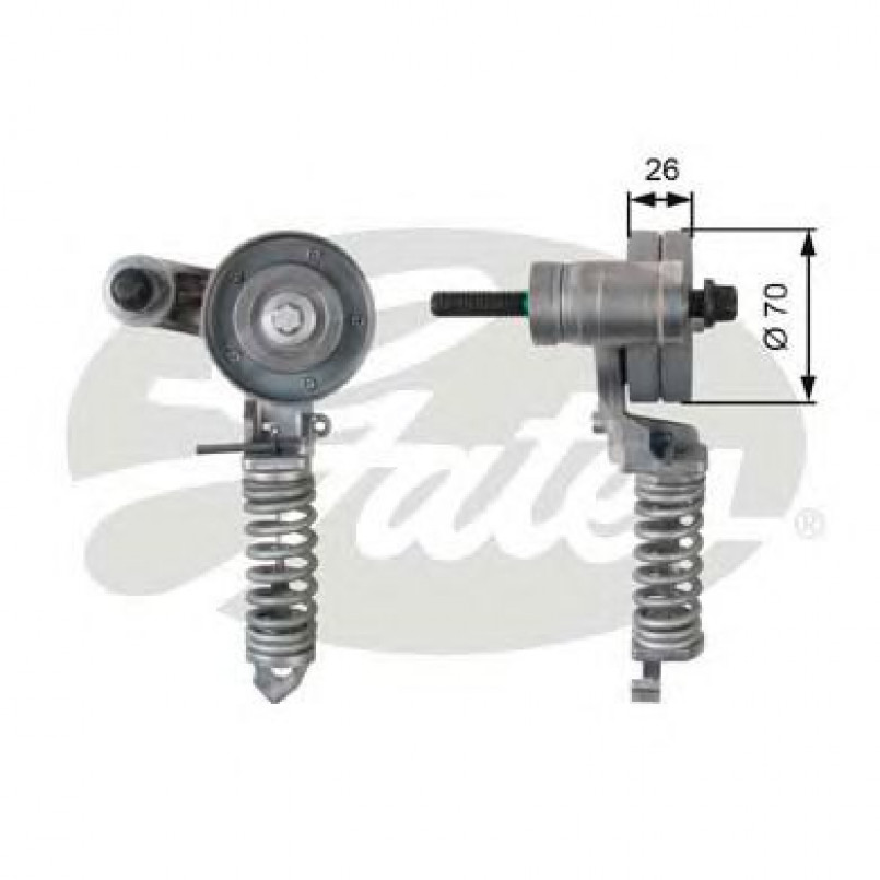 T38344 (7808-21244) Натяжний ролик ременя GATES DRIVEALIGN MV TENS