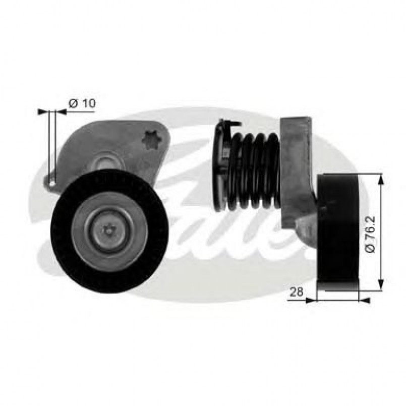 T38346 (7808-21246)  Механізм натягу ременя GATES DRIVEALIGN MV TENS