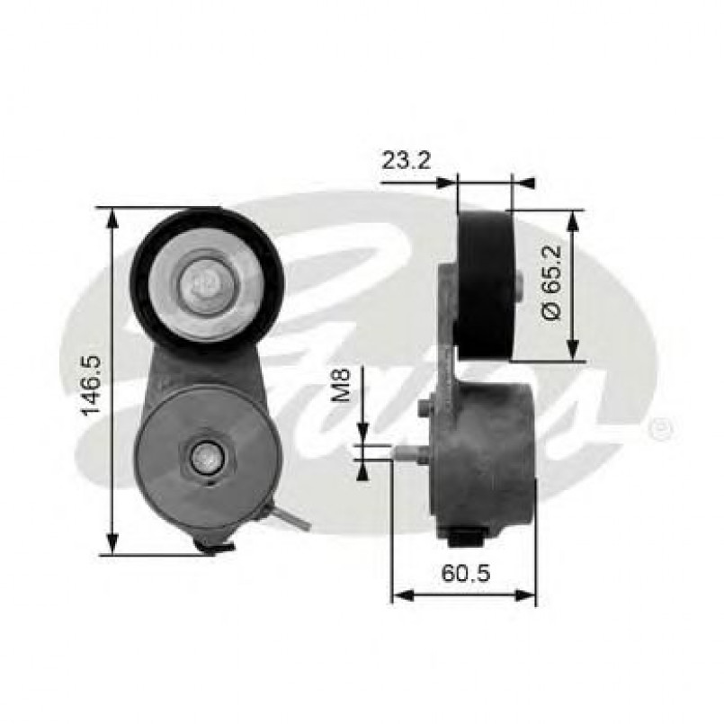 T38370 (7808-21270)  Механізм натягу ременя GATES DRIVEALIGN MV TENS