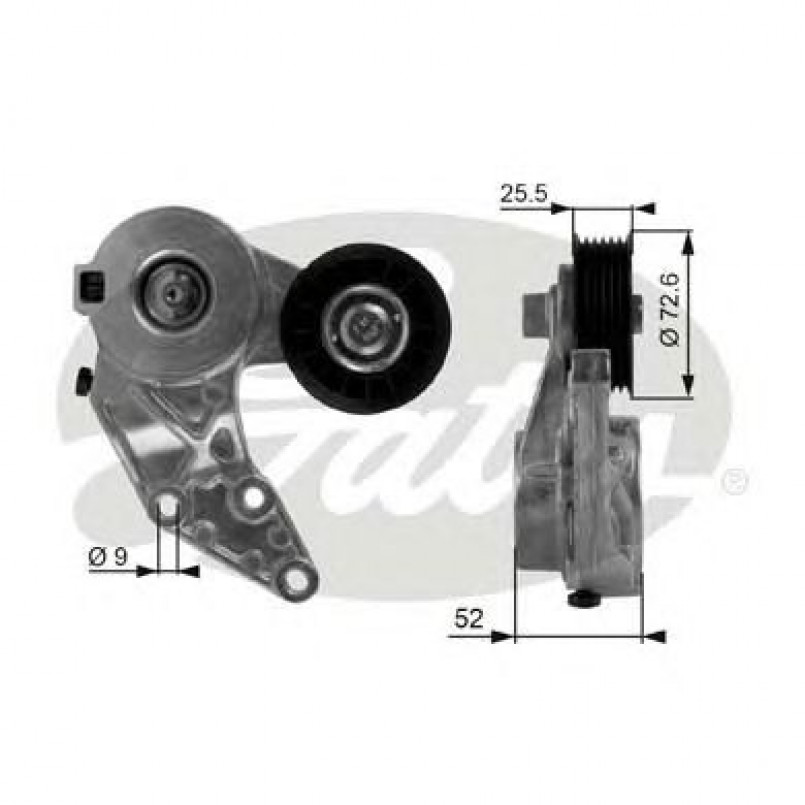 T38377 (7808-21277)  Механізм натягу ременя GATES DRIVEALIGN MV TENS