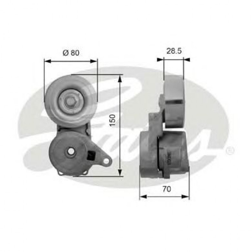 T38413 (7808-21313)  Механізм натягу ременя GATES DRIVEALIGN MV TENS