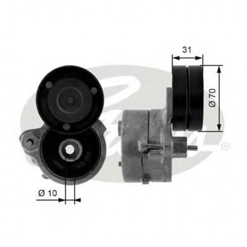 T38451 (7808-21351)  Механізм натягу ременя GATES DRIVEALIGN MV TENS