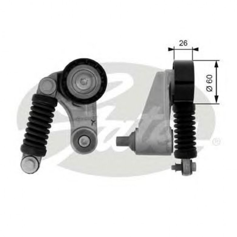 T38457 (7808-21357)  Механізм натягу ременя GATES DRIVEALIGN MV TENS