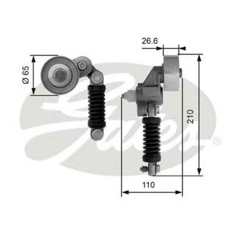 T38481 (7808-21381)  Механізм натягу ременя GATES DRIVEALIGN MV TENS