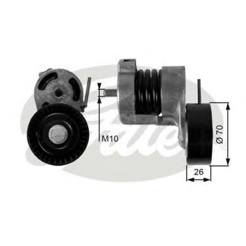 T39010 (7808-21410)  Механізм натягу ременя GATES DRIVEALIGN MV TENS
