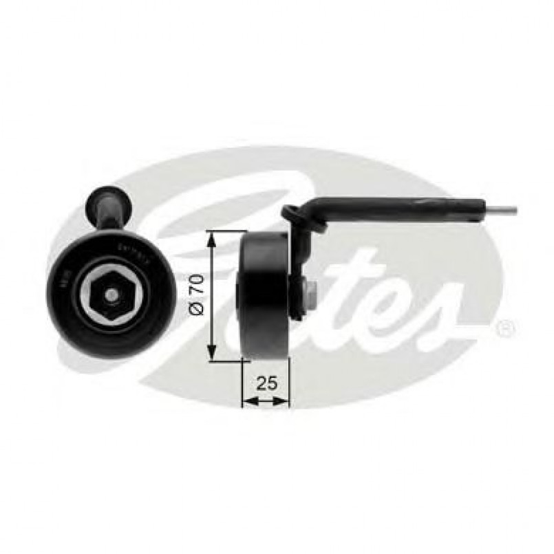 T39015 (7808-21415)  Механізм натягу ременя GATES DRIVEALIGN MV TENS