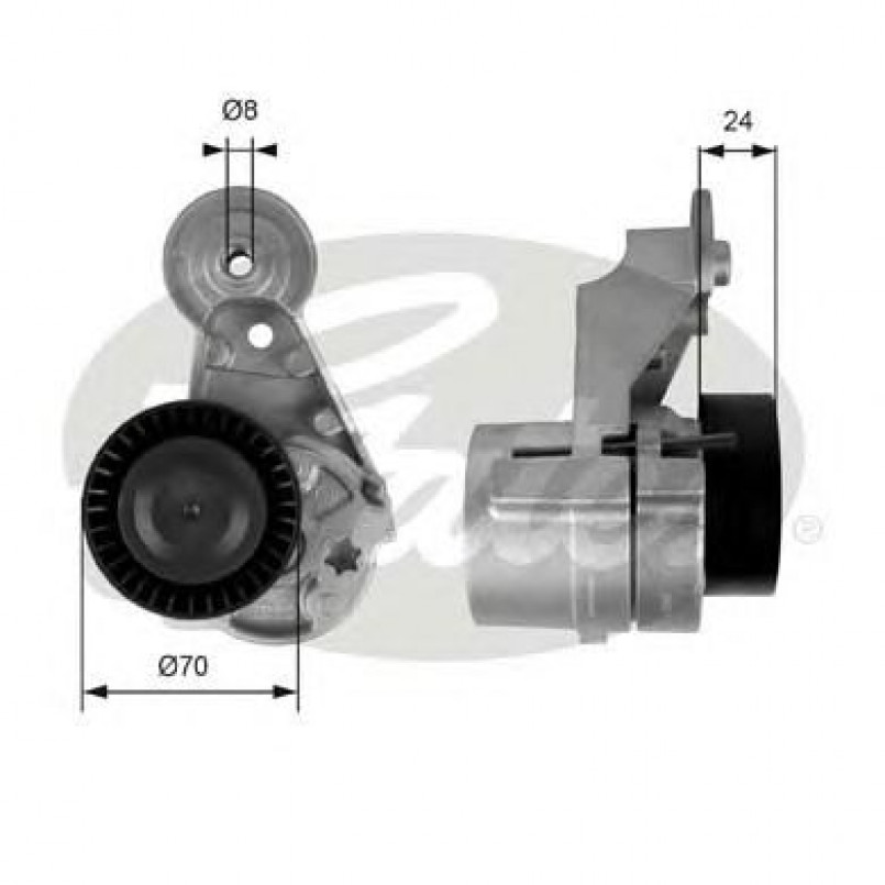 T39025 (7808-21425)  Механізм натягу ременя GATES DRIVEALIGN MV TENS