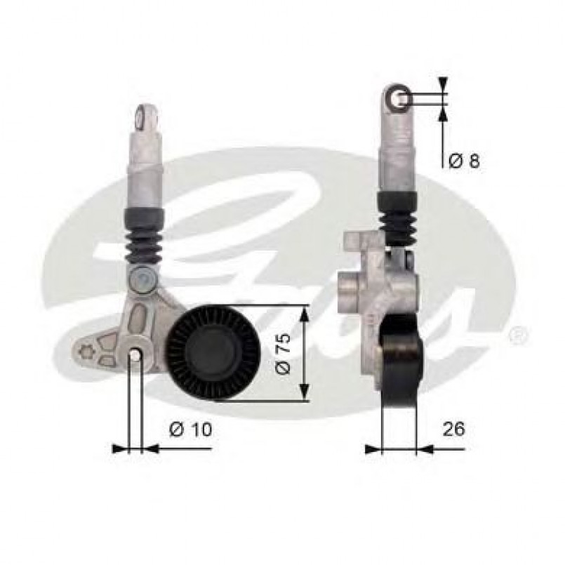 T39099 (7808-21499)  Механізм натягу ременя GATES DRIVEALIGN MV TENS