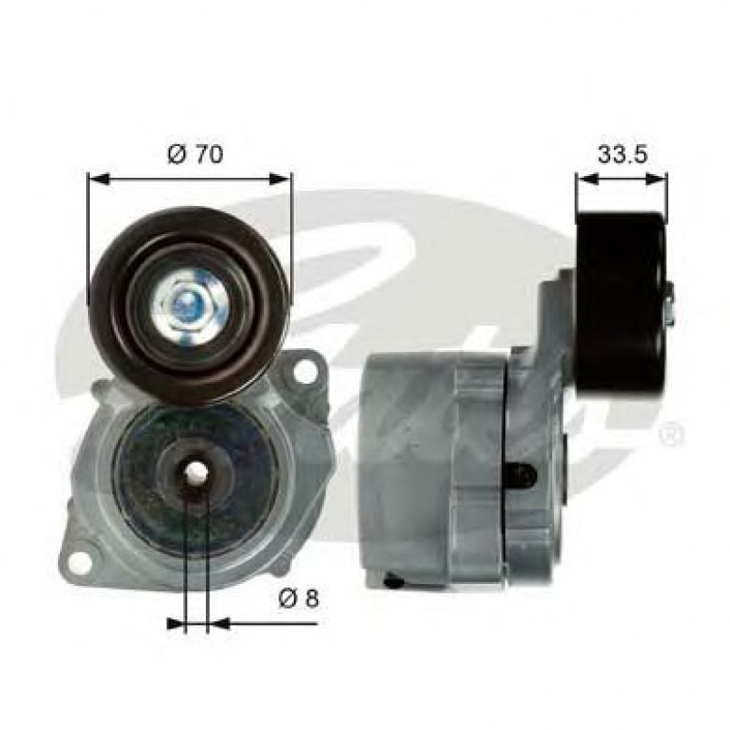 T39102 (7808-21502)  Механізм натягу ременя GATES DRIVEALIGN MV TENS
