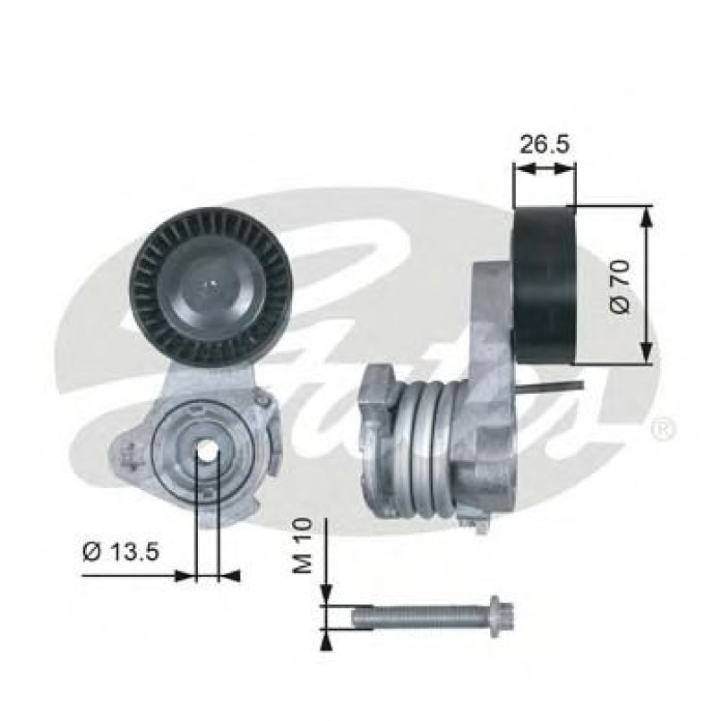T39112 (7808-21512)  Механізм натягу ременя GATES DRIVEALIGN MV TENS