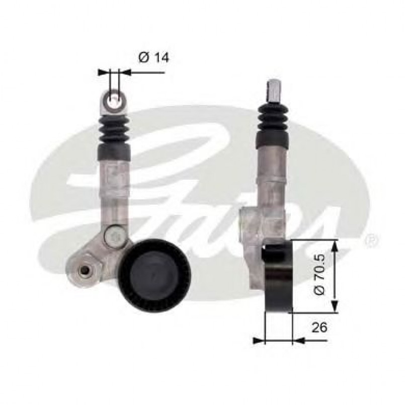 T39113 (7808-21513)  Механізм натягу ременя GATES DRIVEALIGN MV TENS
