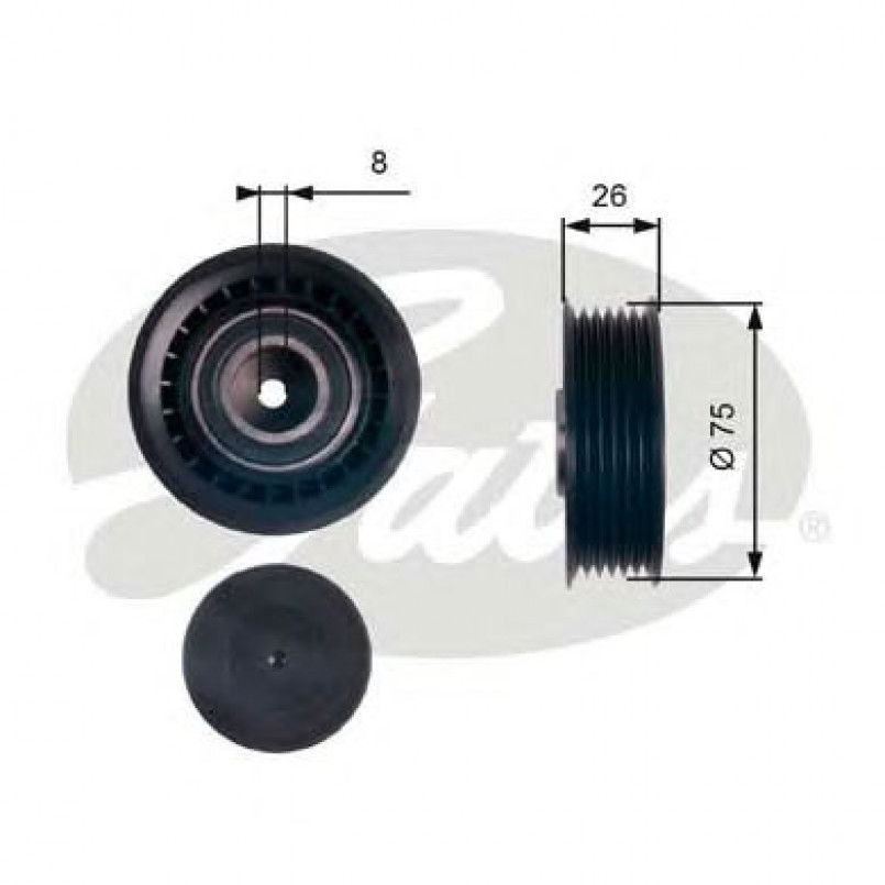 T39144 (7808-21544)  Натяжний ролик ременя GATES DRIVEALIGN MV TENS