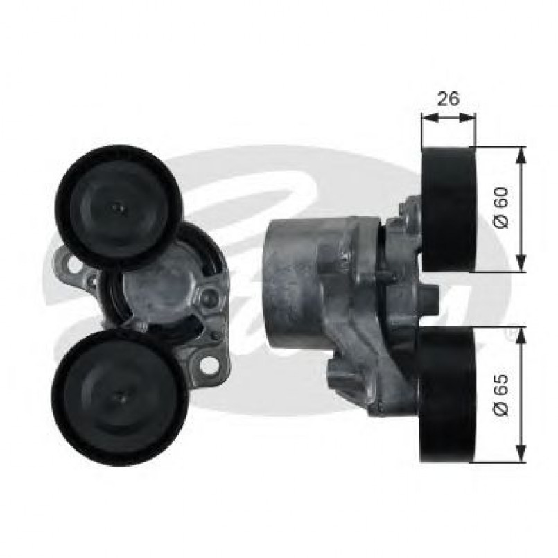 T39198 (7808-21598)  Механізм натягу ременя GATES DRIVEALIGN MV TENS