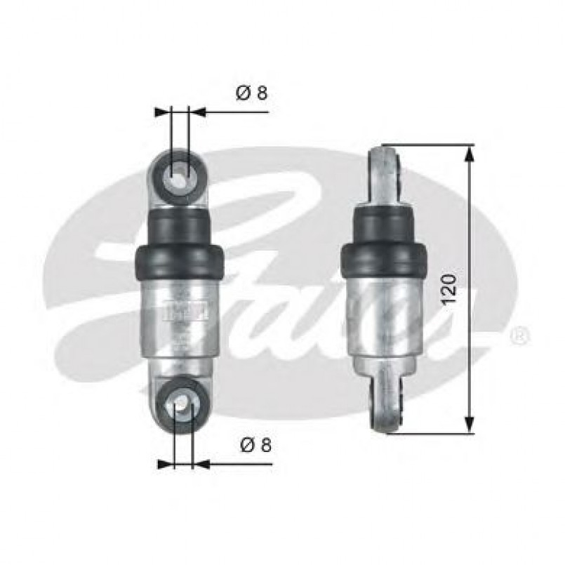 T39215 (7808-21615)  Механізм натягу ременя GATES DRIVEALIGN MV TENS