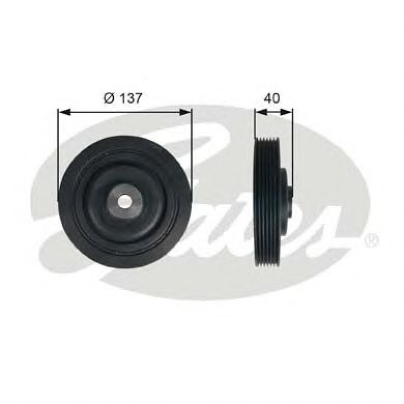 TVD1045 (7845-10025)  Шків колінчастого валу (демпфер) GATES DRIVEALIGN DAMPER