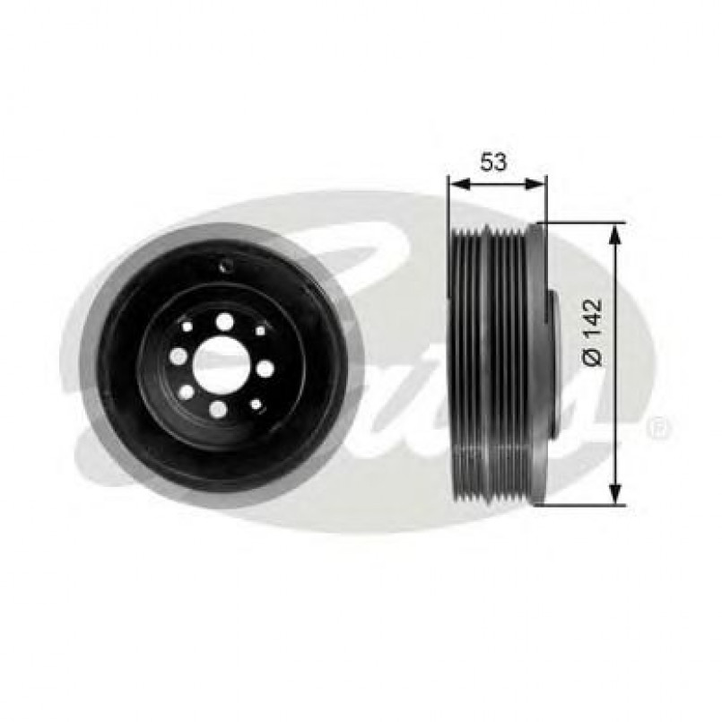 TVD1024 (7845-10036)  Шків колінчастого валу (демпфер) GATES DRIVEALIGN DAMPER