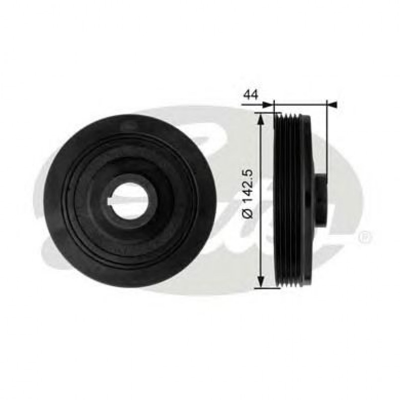 TVD1027 (7845-10039)  Шків колінчастого валу (демпфер) GATES DRIVEALIGN DAMPER