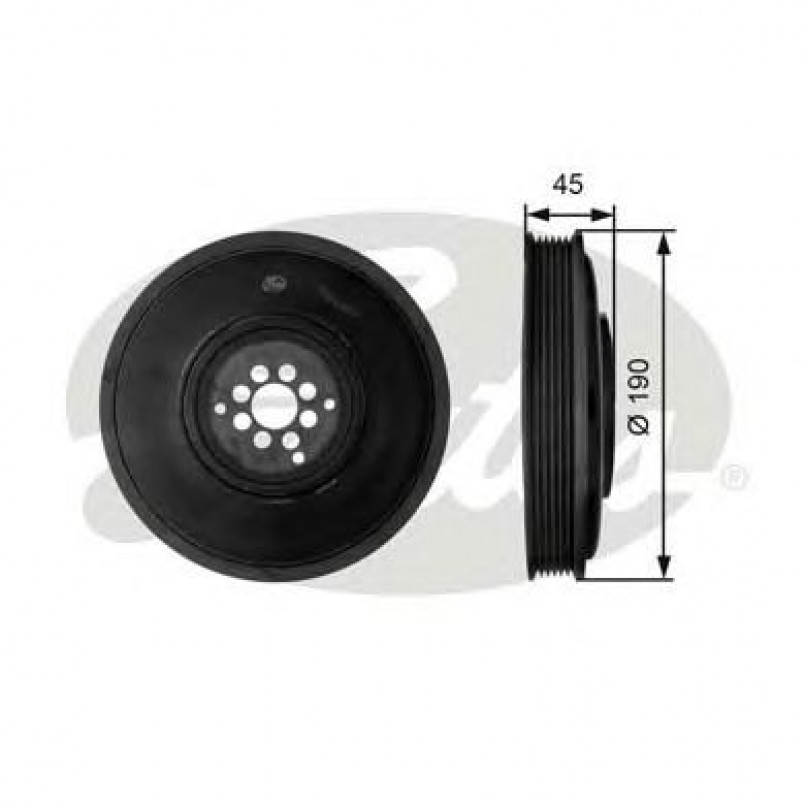 TVD1034 (7845-10046)  Шків колінчастого валу (демпфер) GATES DRIVEALIGN DAMPER