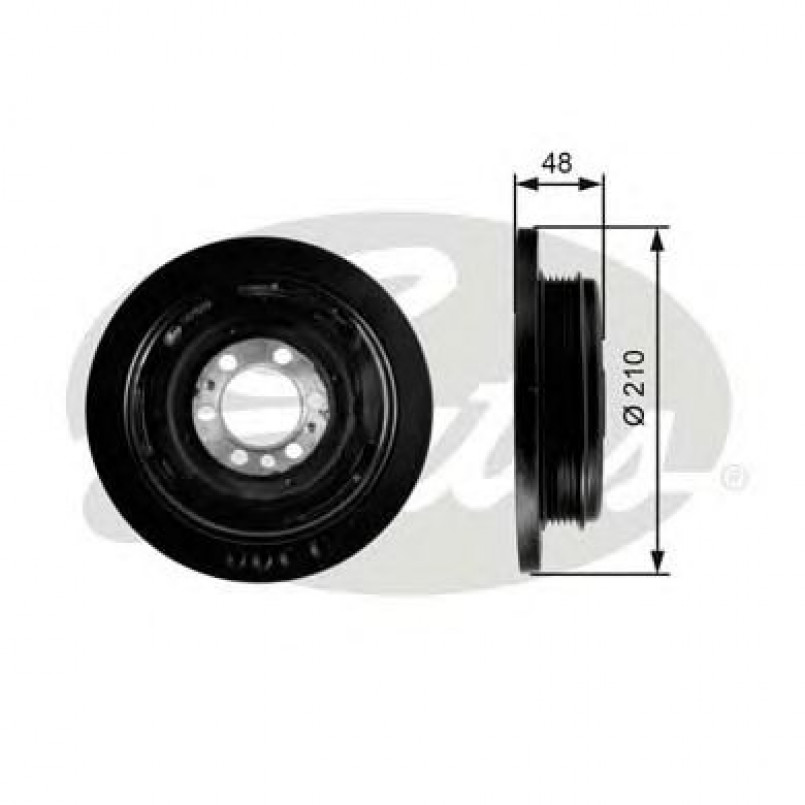 TVD1039 (7845-10051)  Шків колінчастого валу (демпфер) GATES DRIVEALIGN DAMPER