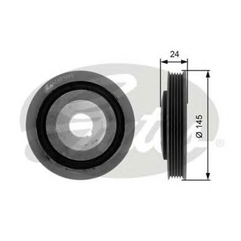 TVD1065 (7845-10070)  Шків колінчастого валу (демпфер) GATES DRIVEALIGN DAMPER