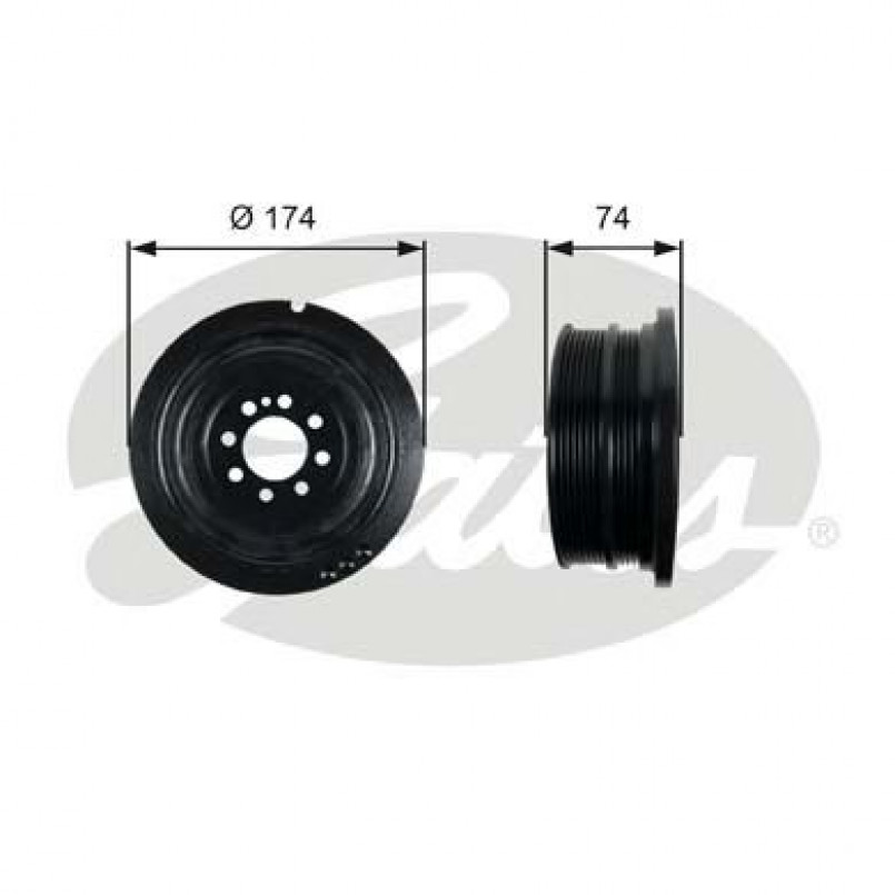 TVD1092 (7845-10095)  Шків колінчастого валу (демпфер) GATES DRIVEALIGN DAMPER