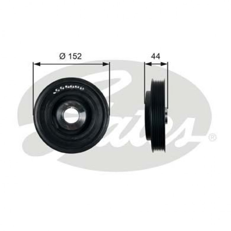 TVD1105 (7845-10105)  Шків колінчастого валу (демпфер) GATES DRIVEALIGN DAMPER