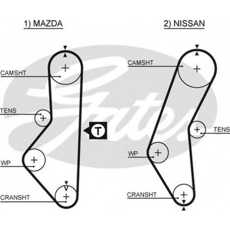 5067 (8595-15067) Ремінь ГРМ GATES