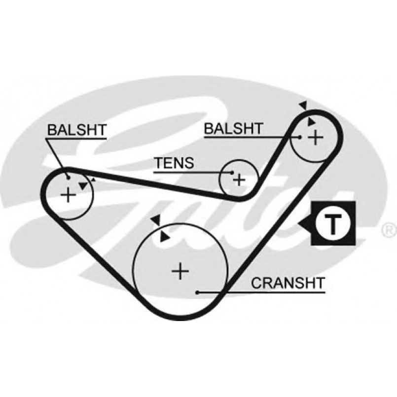 5210 (8595-15210) Ремінь ГРМ GATES