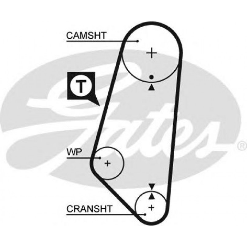 5400 (8595-15400) Ремінь ГРМ GATES