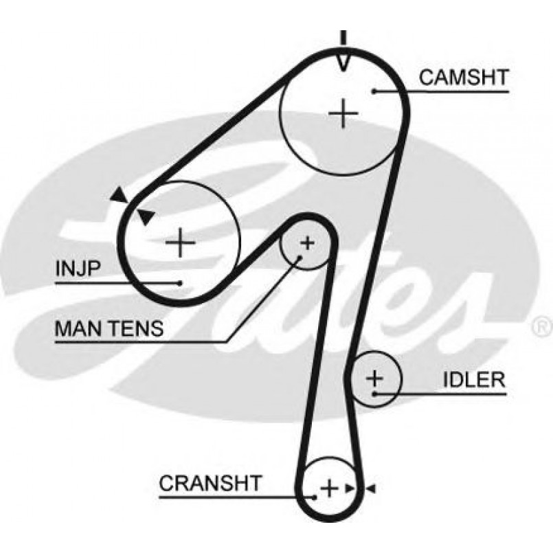 5320XS (8597-15320)  Ремінь ГРМ GATES XS