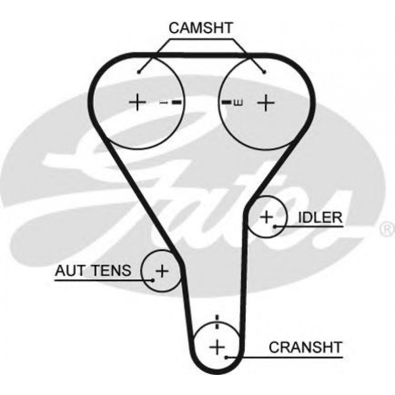 5341XS (8597-15341)  Ремінь ГРМ GATES XS