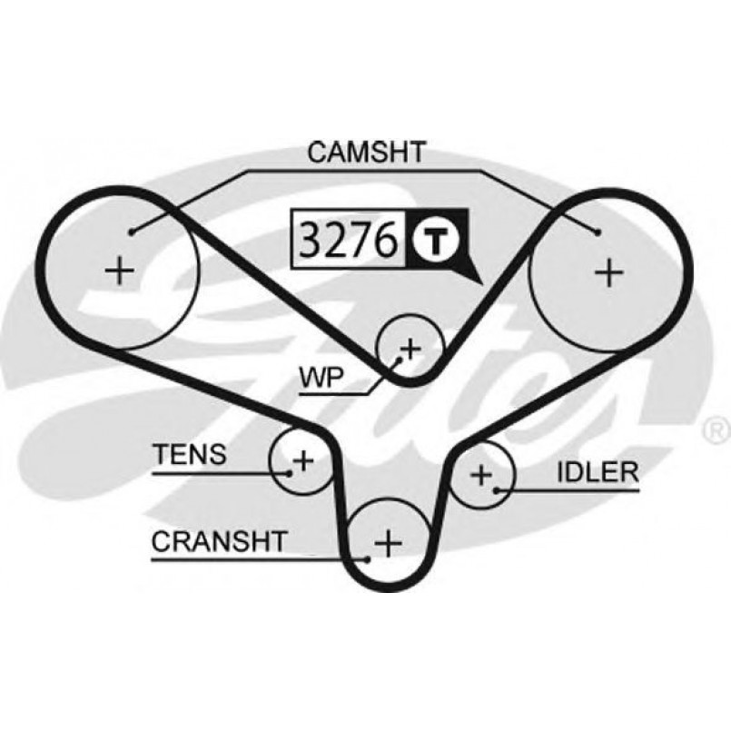 5344XS (8597-15344) Ремінь ГРМ GATES XS